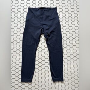 Lululemon Navy Blue wunder under Leggings